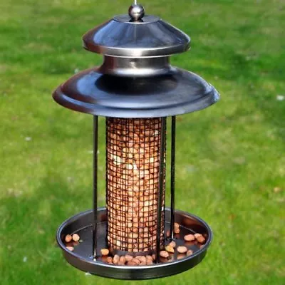 £11.95 • Buy Deluxe 48cm Steel Hanging Lantern Shaped Wild Bird Nut Feeder Station BF037