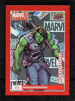 2019-20 Upper Deck Marvel Annual Hologram 9/20 Brawnhammer #39 0q8h • $20.95