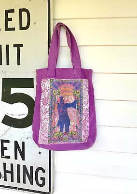 Vintage Janis Joplin Purple Tote Bag/Purse In Good Pre-Owned Condition • $39.99