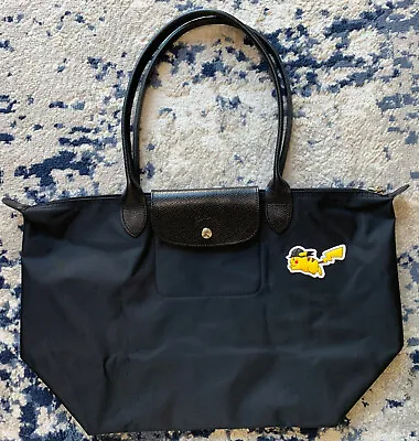 Very Rare Longchamp Pokemon Collaboration Pikachu LePliage Tote Bag NWOT • $275