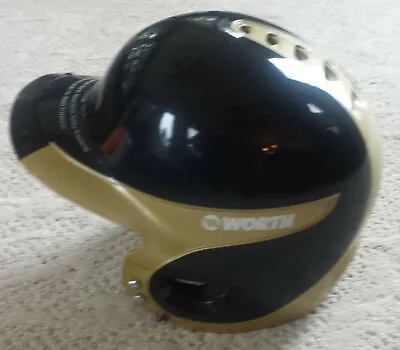 Worth Liberty (WLBHA) Batting Helmet-Navy/Vegas Gold (MSRP $40) • $18.99