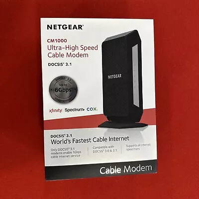 Netgear CM1000 Ultra-High Speed Cable Modem - Docsis 3.1 • $24.99