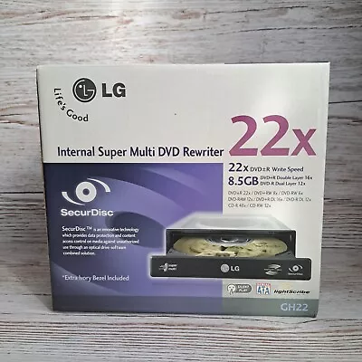 LG GH22 DVD/CD Internal Super Multi DVD Player ReWriter Lightscribe • £29.90