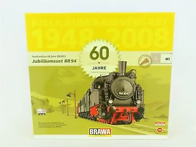 HO Scale BRAWA 45972 DR German 0-10-0T BR 94 Steam Passenger/Freight Train Set • $499.95