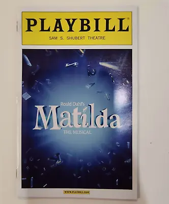 Matilda The Musical Broadway Playbill ~ Excellent Condition • $19.99