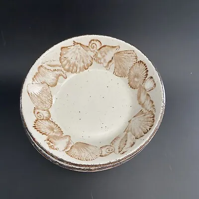 Midwinter Stonehenge Seascape Shells Salad Cereal Bowls. 6 1/2  Set Of 7 • $82