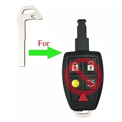 Smart Remote Emergency Key Blade Blank Insert Fob Slide In For Volvo KR55WK49244 • $7.85