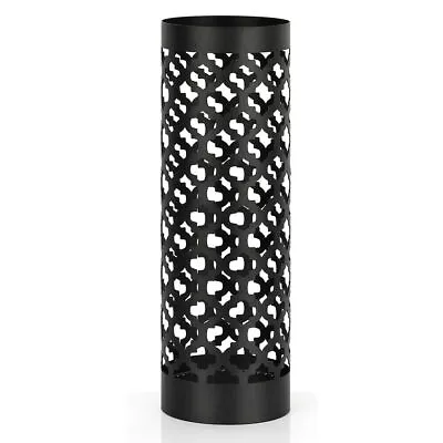 Round Umbrella Stand Metal Rack Free Standing Umbrella Holder Bin For Entryway • $27.68