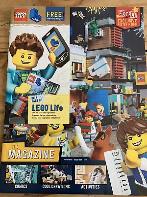 LEGO Life MAGAZINE November - December 2019 Star Wars Harry Potter Coupon Poster • $5