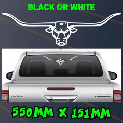 Long Horn Sticker Car Decal 4x4 Country Williams Bull Aussie Ute Longhorn Vinyl  • $14.90