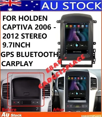 ✅For 2006-2010 Chevrolet Holden Captiva Stereo Radio 9.7  Android GPS Head Unit • $339