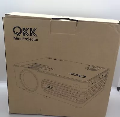 Qkk Mini Projector Usb Led Model No Qk-01 White • £40