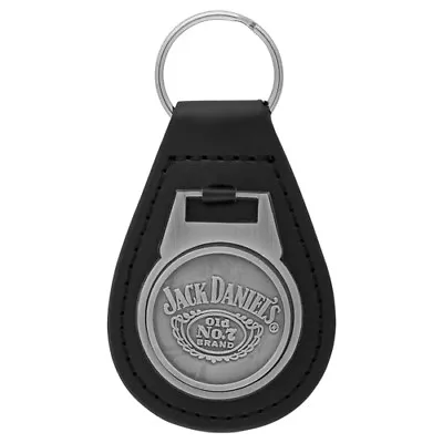 $15.90 • Buy JACK DANIEL'S CARTOUCHE LEATHER KEY RING  **Jack Daniel's Official Merchandise**