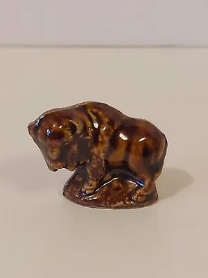 Vintage Wade Whimsy Bison Buffalo Figurine England • $5