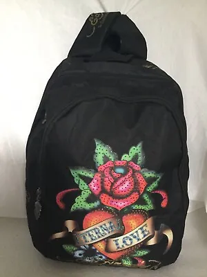 $55 • Buy Large ED HARDY Polyester Travel/Backpack/Shoulder Bag