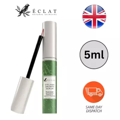 Eclat Eyelash Growth Serum LongerFullerThicker Lashes Eye & Brow Enhancer 5ml • £3.99