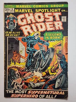 Marvel Spotlight #5 - Marvel Comics 1972 Origin And 1st App Ghost Rider VG+ 4.5 • $899