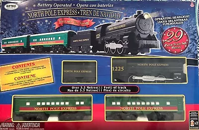 EzTec North Pole Express Christmas Train Set Polar Green Classic Toy Holiday NWT • $82.05