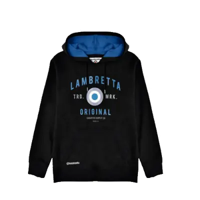 Lambretta Mens Original Target Print Pullover Sweatshirt Hoody Hoodie Jumper • £23.95