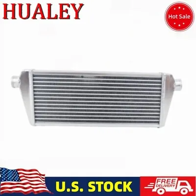 28 X10 X2  Front Mount UNIVERSAL ALUMINUM TURBO INTERCOOLER 2  51mm IN/OUTLET • $85