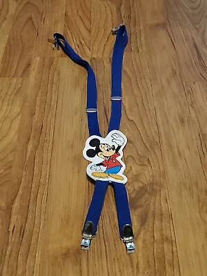 Vintage Mickey Mouse Walt Disney Company Suspenders Belt - Toddler Youth Child's • $14