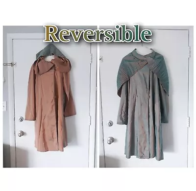 Mycra Pac One Donatella Shimmer Iridescent Bronze/Green Reversible Rain Coat OS • $135