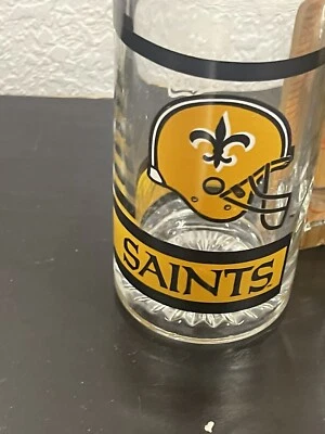 $12 • Buy NEW ORLEANS SAINTS NFL 5.5  Glass Mug ARCHIE MANNING MORTEN ANDERSON DREE BREES