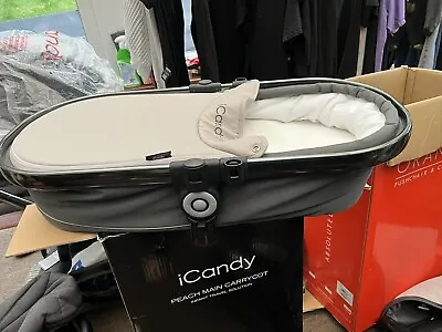 Icandy Peach Truffle Chrome  Chassis Main Carrycot • £20
