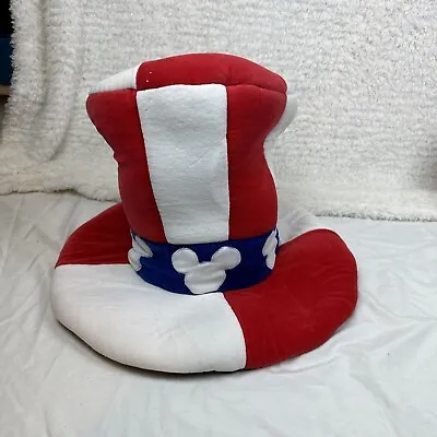 Mickey Mouse Uncle Sam Top Hat  Patriotic Hat - July 4 Stars & Stripes Costume • $35