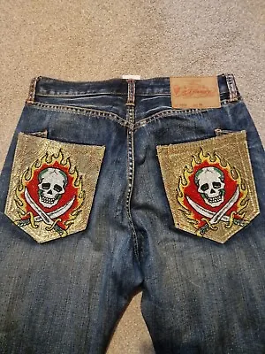 Ed Hardy Jeans By Christian Audigier 32 34 • £129.99