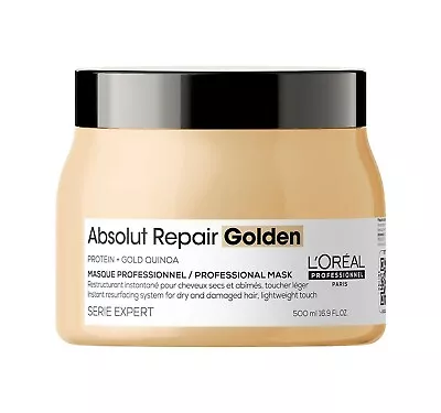 £22.99 • Buy L'Oreal Serie Expert Absolut Repair Lightweight Golden Mask 500ml