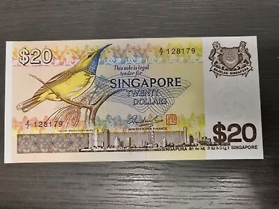 1979 Singapore 20 Dollars UNC- • $30