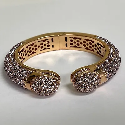 Joan Boyce Pave Pink Gold-tone Bracelet NWOT • $39.99