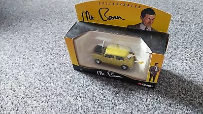 Corgi 61211 1/43 Scale Mr. Bean's Mini  1998 Diecast Model Car With Box. • £7.50