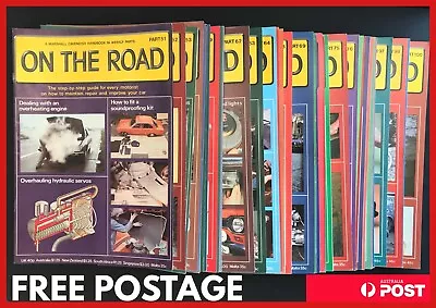 ON THE ROAD Vintage Motorist Car Vehicle Magazines Marshall Cavendish Handbooks • $59.95