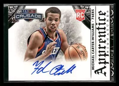 2013-14 Panini Crusade #25 Michael Carter-Williams Apprentice Signatures Auto RC • $9.99