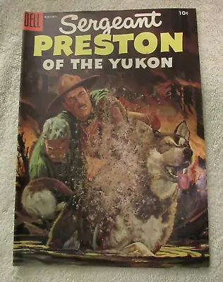 Vintage Sergeant Preston Of The Yukon #16 Comic (Dell August-October 1955) • $8