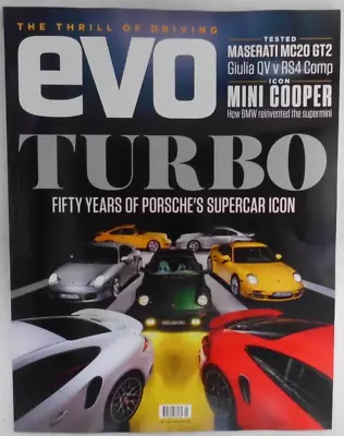 Evo Magazine May 2024 Fifty Years Of Porsche Turbo Icon + Maserati MC20 GT2 • $14.32