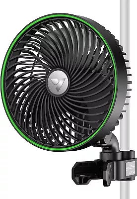 VIVOSUN AeroWave E6Grow Tent  Auto Oscillating 6 Inch Clip On Fan  EC Motor • $44.99