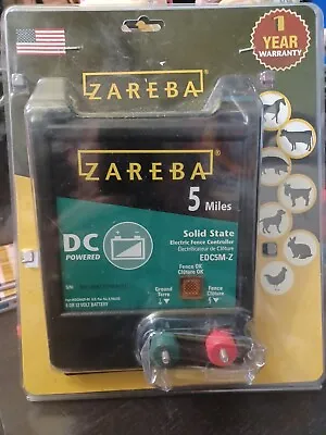 Zareba EDC5M-Z/B5 Solid State Electric Fence Charger Battery Powered 0.25 J • $145