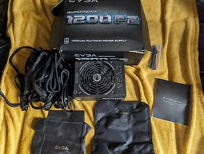 EVGA 1200 P2 PSU 1200W Power Supply 220-P2-1200 New Open Box Item. • £135