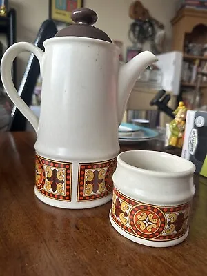 Sadler England Vintage 70’s Coffee Pot And Sugar Bowl • £14.99