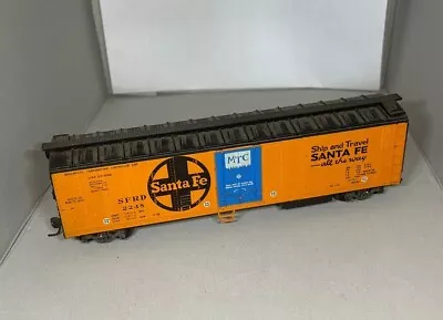 HO Scale Model Train Car SANTA FE SFRD #2248 MTC Plug Door BOXCAR  • $11.50