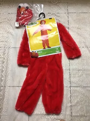 Elmo Plush Deluxe Child Costume Toddler Sesame Street Red Halloween 3+ • $24.90