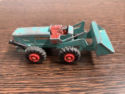 £3.50 • Buy Matchbox Series King Size No. 10 - Aveling Barford Tractor Shovel - Turquoise
