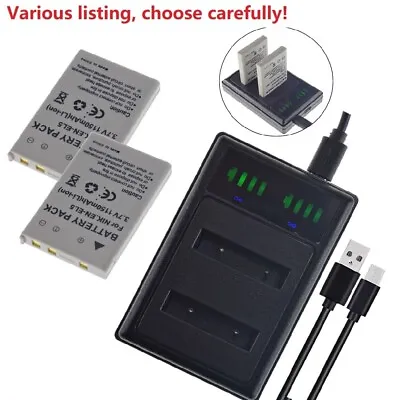 EN-EL5 Replacement Battery Or Charger For Nikon Coolpix P530 P520 P510 P100 P500 • $6.43