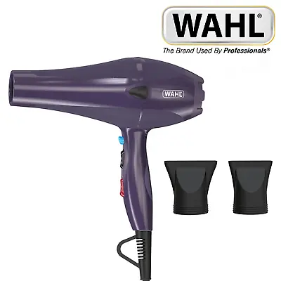 Wahl ZY145 2200W Ionic Style Hair Dryer Purple Corded Tourmaline Grille • £44.99