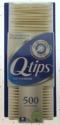 Q-tips Cotton Swabs 500 Pack  • $11.97