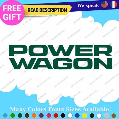 Fits Wagon Decals Power Stickers 4x4 Truck Rebel Bedside Box Side Wagon AWD Lift • $5.60