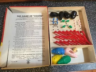 1949 Cootie Game W. M. Schaper No. 200 Parts Pieces No Box • $19.99
